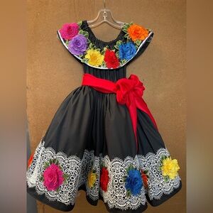 Floral Fiesta Kids Costume Dress